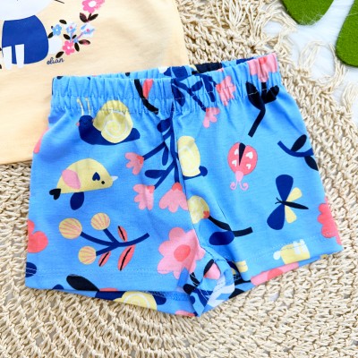 Conj. Blusa Coelhinha Be Kind e Short - Amarelo e Azul